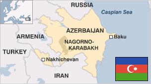 Map of Azerbaijan