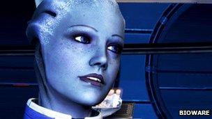 A screenshot from Mass Effect 3