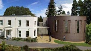 Artist's impression of new building (Pic: Royal Holloway)