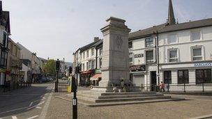 Aberdare town centre