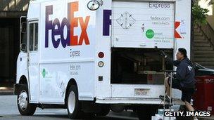 Fedex van, San Francisco