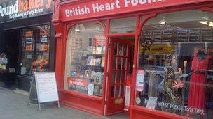 British Heart Foundation shop in Mold