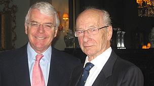 Sir John Major and Peter Gurney