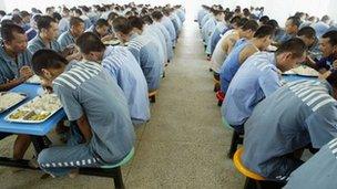 File photo: China prison