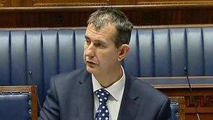 Health Minister Edwin Poots