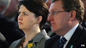 Ruth Davidson and David Mundell