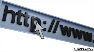 Internet browser address bar