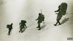 Members of the 1922 Mount Everest Expedition