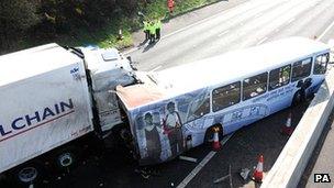 Crash on M5 motorway