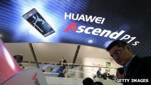 Huawei stand, Mobile World Congress