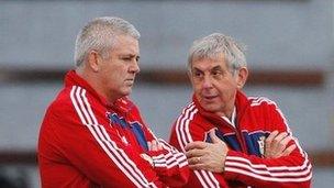 Warren Gatland a Syr Ian McGeechan