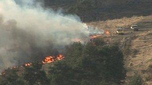 Ashdown Forest fire