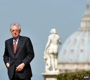 Italian PM Mario Monti (20 Mar 2012)