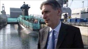 Philip Hammond in Devonport