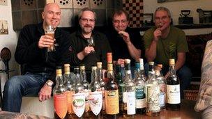 Participants in World Whisky Day