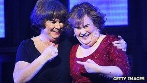 Elaine C Smith and Susan Boyle