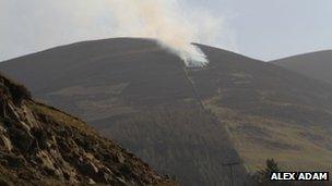 St Mary's Loch fire