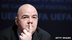 Uefa general secretary Gianni Infantino