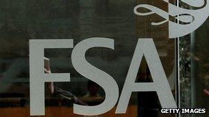 Sign on the window of the FSA