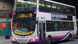 First bus in Glasgow