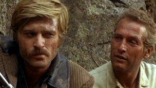 Robert Redford and Paul Newman in Butch Cassidy and the Sundance Kid