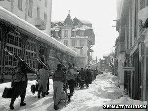 An archive image of Zermatt