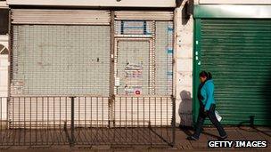 Empty shops