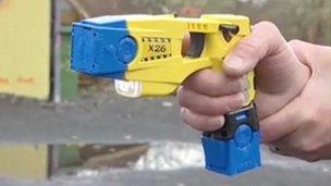 Taser gun