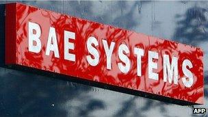 BAE Systems sign at Warton
