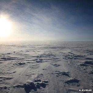 Antarctic plateau (Image: Alexander Kumar)