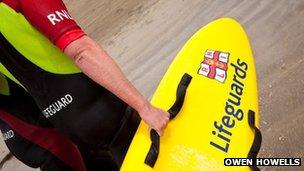 RNLI lifeguard