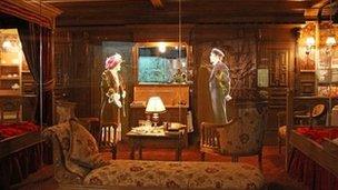 The splendour of a first class cabin recreated