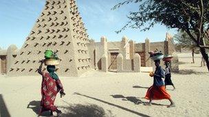 The Djingareyber Mosque in Timbuktu (file image)