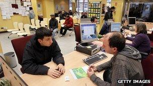 Job centre, Burgos, Spain