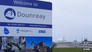 New sign at Dounreay