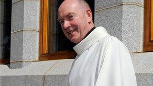 Father Martin McVeigh said he had no knowledge of the images