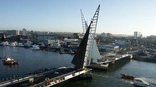 The Twin Sails Bridge