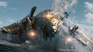 Image of alien spaceship from Battleship