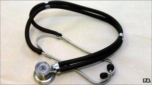 A stethoscope