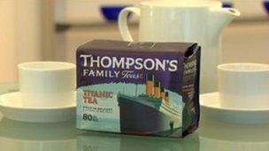 Branded teabags