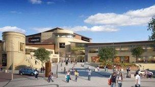 Artist's impression of new cinema - image courtesy Ashfield Land