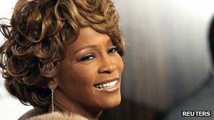 Whitney Houston in a file photo 10 February 2007