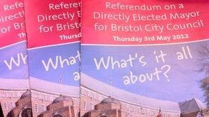 Bristol City Council mayor leaflets