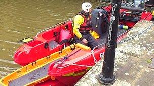 Gloucestershire Fire and Rescue Service boat