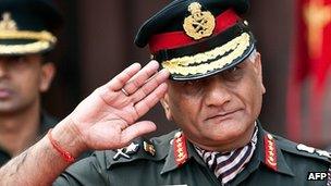 Gen VK Singh, April 2012