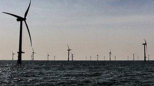 An offshore wind farm