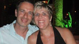 Liz Crowter and husband Steve