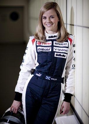 Williams test driver Susie Wolff