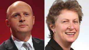 Labour MPs Liam Byrne and Gisela Stuart