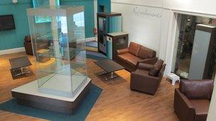 The new lounge at Northampton Museum.